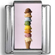 8-Scoop Ice Cream Cone Photo Charm