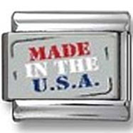 Made in the U.S.A. Photo Charm