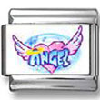 Angel Heart Wings Photo Italian Charm
