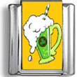Green Mug of Beer Photo Charm