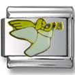 Flying Angel with Flute Italian Charm