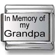 In Memory of my Grandpa Italian Charm