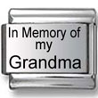 In Memory of my Grandma Italian Charm