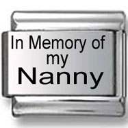 In Memory of my Nanny Italian Charm