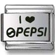 I love Pepsi Italian Charm