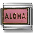 Aloha Pink Italian Charm