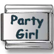 Party Girl Italian Charm