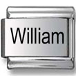 William Laser Italian Charm