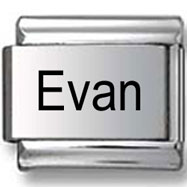 Evan Laser Italian Charm
