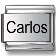 Carlos Laser Italian Charm