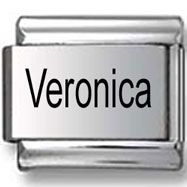 Veronica Laser Italian Charm