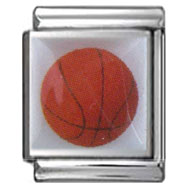 Basketball Italian Photo Charm 13mm