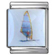 Blue Sailing Italian Photo Charm 13mm