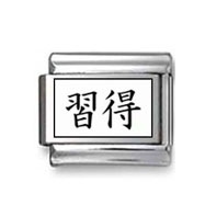 Kanji Symbol "Master" Italian Charm