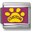 Custom Dog Print Photo Charm