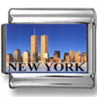 New York Skyline Landmark Photo Charm