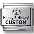 Happy Birthday (Custom) Laser Charm