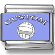Custom Volleyball Photo Charm