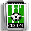 Custom Soccer Photo Charm