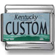 Kentucky License Plate Custom Charm