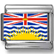 British Columbia, Canada Flag Photo Charm