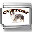 Australian Shepherd Dog Custom Photo Charm