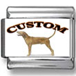 Redbone Coonhound Dog Custom Photo Charm