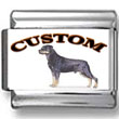 Rottweiler Dog Custom Photo Charm