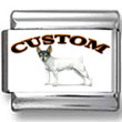 Toy Fox Terrier Dog Custom Photo Charm