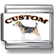 Beagle Dog Custom Photo Charm