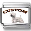 West Highland White Terrier Dog Custom Photo Charm