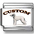 Bedlington Terrier Dog Custom Photo Charm