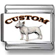 Bull Terrier Dog Custom Photo Charm