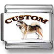 Alaskan Malamute Dog Custom Photo Charm