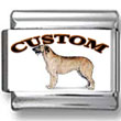 Irish Wolfhound Dog Custom Photo Charm