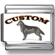 Flat-Coated Retriever Dog Custom Photo Charm