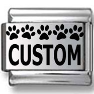 Custom Dog Prints Laser Charm