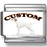 Pointer Dog Custom Photo Charm