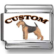 Welsh Terrier Dog Custom Photo Charm
