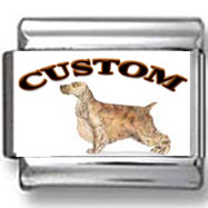 English Cocker Spaniel Dog Custom Photo Charm